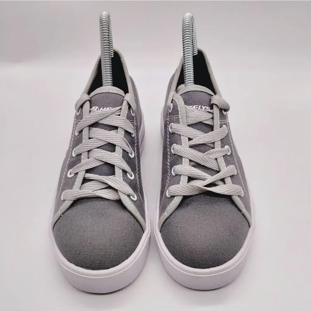 Heelys Casual Grey Skate Sneakers Boys‎ Size 4 Classic Shoes Skates Heelys